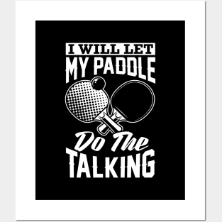 Table Tennis Ping Pong Funny Birthday Gift Posters and Art